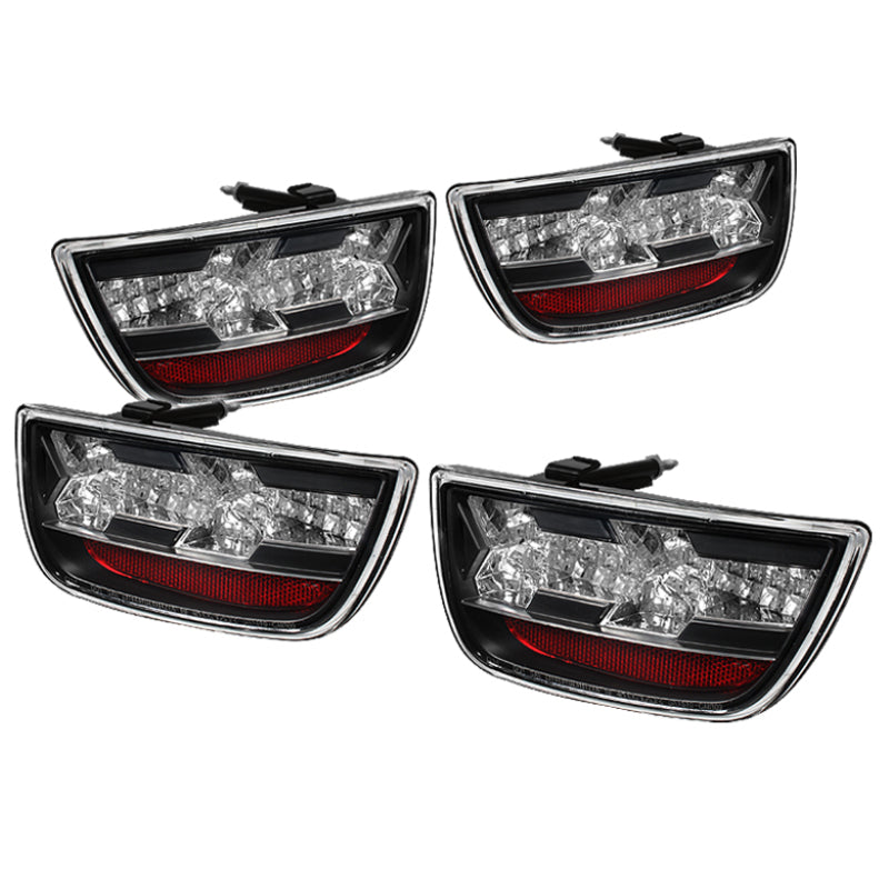 Spyder Chevy Camaro 10-13 LED Tail Lights Black ALT-YD-CCAM2010-LED-BK - Mammoth Racing -