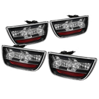 Spyder Chevy Camaro 10-13 LED Tail Lights Black ALT-YD-CCAM2010-LED-BK - Mammoth Racing -