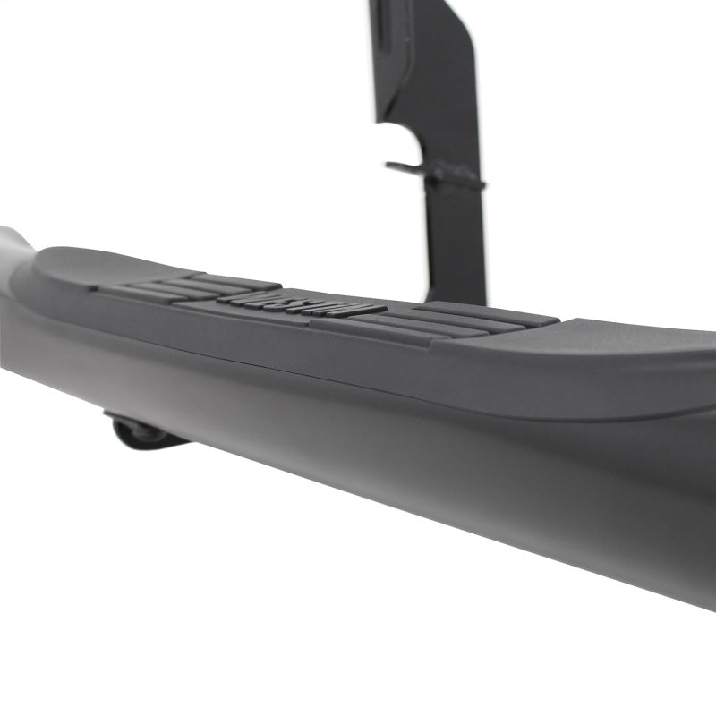 Westin 2014-2018 Chevy Silverado 1500 Dbl Cab (Rocker Mount) E-Series 3 Nerf Step Bars - Black - Mammoth Racing -