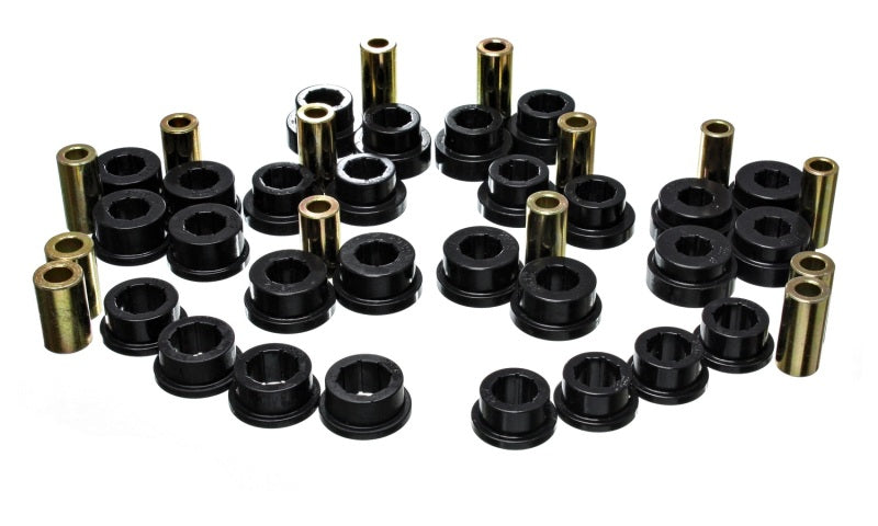 Energy Suspension 13 Scion FR-S / Subaru BRZ Black Front Control Arm Bushing Set - Mammoth Racing -