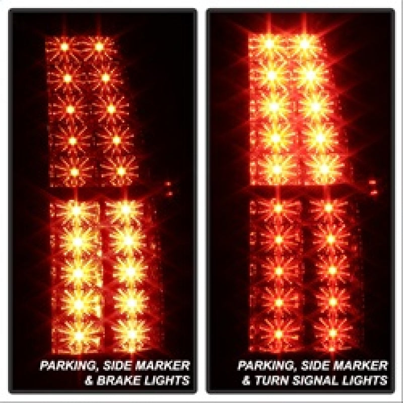 Spyder Chevy Suburban/GMC Yukon/Yukon Denali 07-14 LED Tail Lights Blk Smke ALT-YD-CSUB07-LED-BSM - Mammoth Racing -