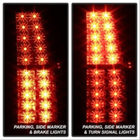 Spyder Chevy Suburban/GMC Yukon/Yukon Denali 07-14 LED Tail Lights Blk Smke ALT-YD-CSUB07-LED-BSM - Mammoth Racing -