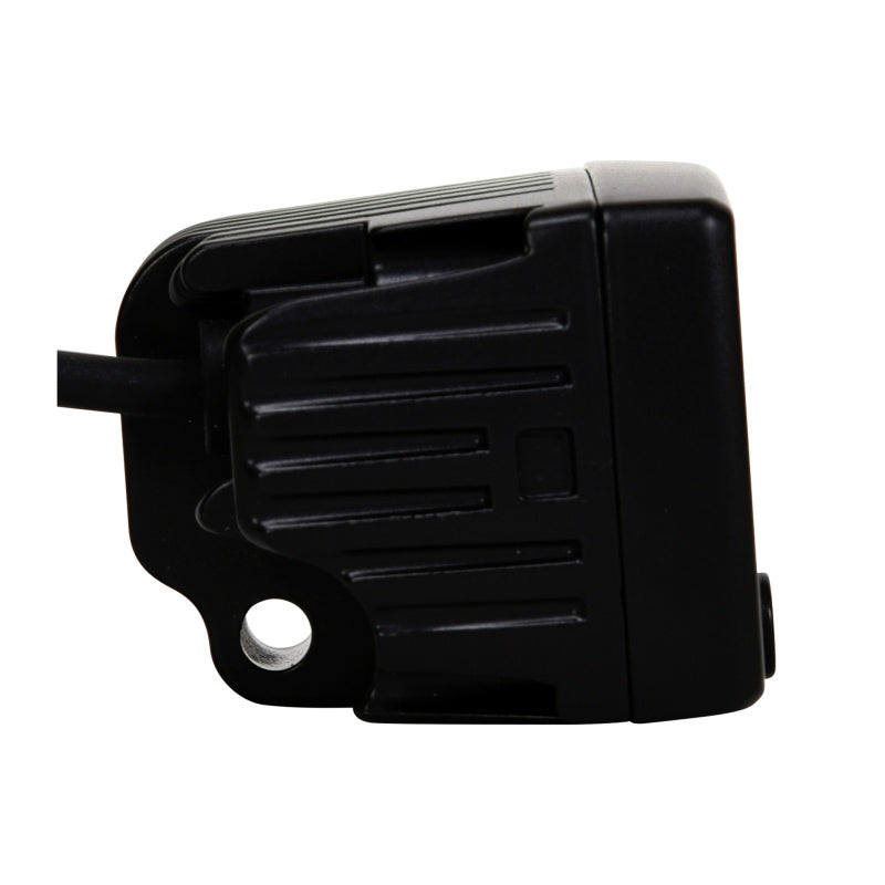KC HiLiTES C-Series C2 LED 2in. Backup Area Flood Light 20w (Pair Pack System) - Black - Mammoth Racing -