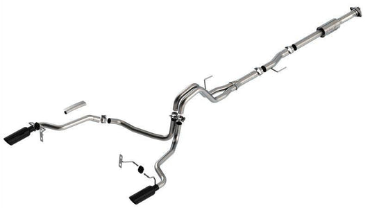 Borla F-150 2021 2.7L/3.5L 4dr CC SB EC STB Lari/King R/Plinum/LTD 3/2.25 SRE CB AK BLK CHR Tips - Mammoth Racing -