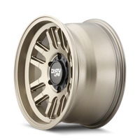 Dirty Life 9310 Canyon 17x9 / 5x139.7 BP / 0mm Offset / 108.1mm Hub Satin Gold Wheel - Mammoth Racing -