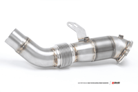 AMS Performance 2020+ Toyota Supra A90 Street Downpipe w/GESI Catalytic Converter - My Store