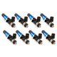 Injector Dynamics Id1050x Injectors 11mm (Blue) Adaptor Tops Denso Lower Cushions (Set of 8) - Mammoth Racing -