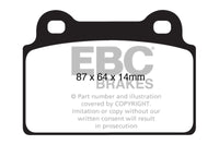 EBC 08-16 Mitsubishi Lancer Evo 10 2.0 Turbo (1 piece rotor) Yellowstuff Rear Brake Pads - My Store