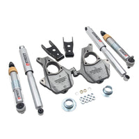 Belltech Lowering KIT 16.5-18 Chevy Silverado/Sierra All Cab 2in F / 2or3in R w/ Street Perf Shocks - Mammoth Racing -