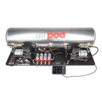 Ridetech RidePro E5 Air Ride Suspension Control System 5 Gallon Dual Compressor AirPod 1/4in Valves - Mammoth Racing -