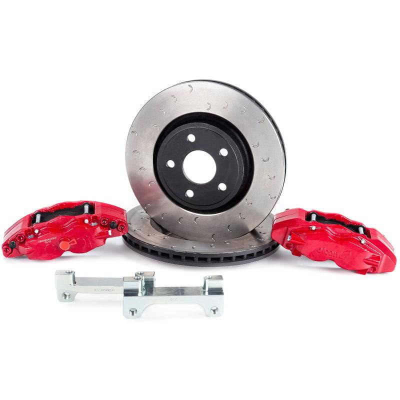 Alcon 2018+ Jeep JL 350x32mm Rotors 6-Piston Red Calipers Front Brake Upgrade Kit - My Store