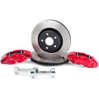 Alcon 07+ Jeep JK 350x32mm Rotors 4-Piston Red Calipers Front Brake Upgrade Kit - My Store