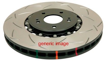 DBA 18-19 Subaru STI VAB T3 5000 Series 2-Piece Slotted Front Brake Rotor - Mammoth Racing -