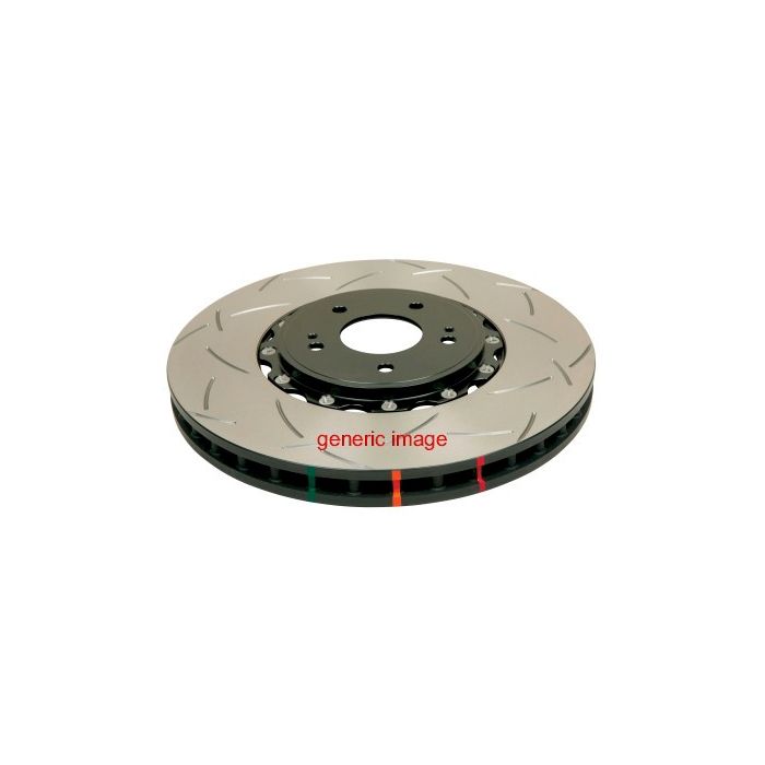 DBA 14-17 Audi A8 Quattro 4.0L 5000 Fully Assembled 2-Pc Silver Hat T3 Slot Rotor 380mm x 36mm - Mammoth Racing -