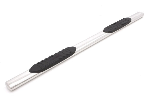 Lund 01-13 Chevy Silverado 1500 Crew Cab 5in. Oval Straight SS Nerf Bars - Polished - My Store
