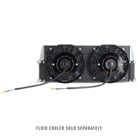 Mishimoto Universal 17in. Heavy-Duty Oil Cooler Fan Shroud - Micro Wrinkle Black - Mammoth Racing -