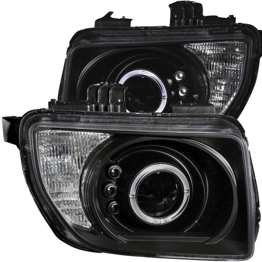 ANZO 2003-2006 Honda Element Projector Headlights w/ Halo Black - My Store