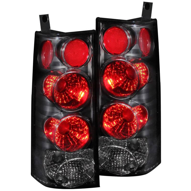 ANZO 2003-2015 Chevrolet Express Taillights Black - My Store