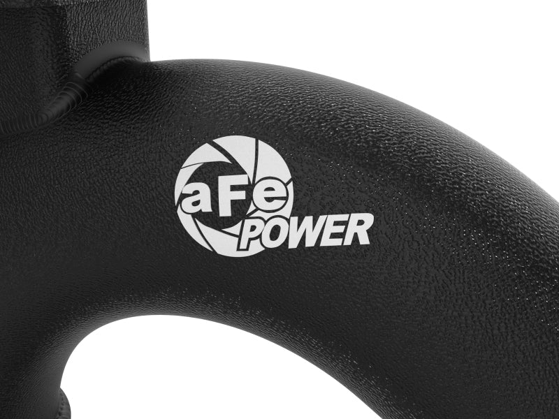aFe Kia Stinger 18-22 V6-3.3L (tt) BladeRunner Hot Charge Pipe- Black - Mammoth Racing -