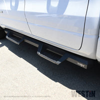 Westin 2019 Ram 1500 Quad Cab Drop Nerf Step Bars - Textured Black - Mammoth Racing -