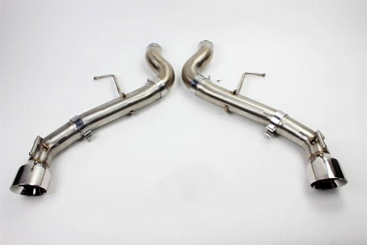 Mishimoto 2016+ Chevrolet Camaro SS Dual-Tip Race Axle-Back Exhaust w/ Polished Tips - Mammoth Racing -