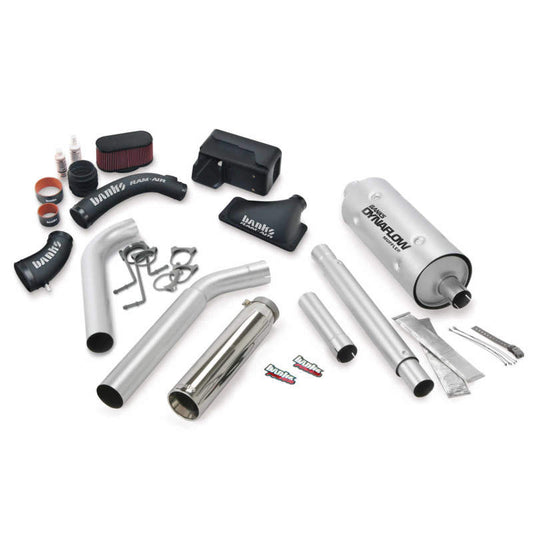 Banks Power 16-17 Ford 6.8L MH-A Stinger Bundle - SS Single Exhaust Right Exit w/ Chrome Tip - Mammoth Racing -