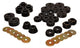 Energy Suspension Suburban Body Mounts - Black - Mammoth Racing -
