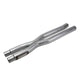BBK 15-20 Ford Mustang GT 5.0L Resonator Delete X-Pipe (For Use w/Shorties Or Stock Manifolds) - Mammoth Racing -