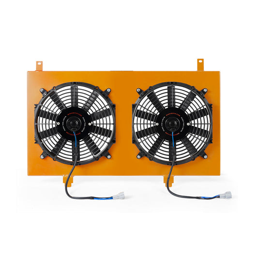 Mishimoto 03-06 Nissan 350Z Aluminum Fan Shroud Gold - Mammoth Racing -