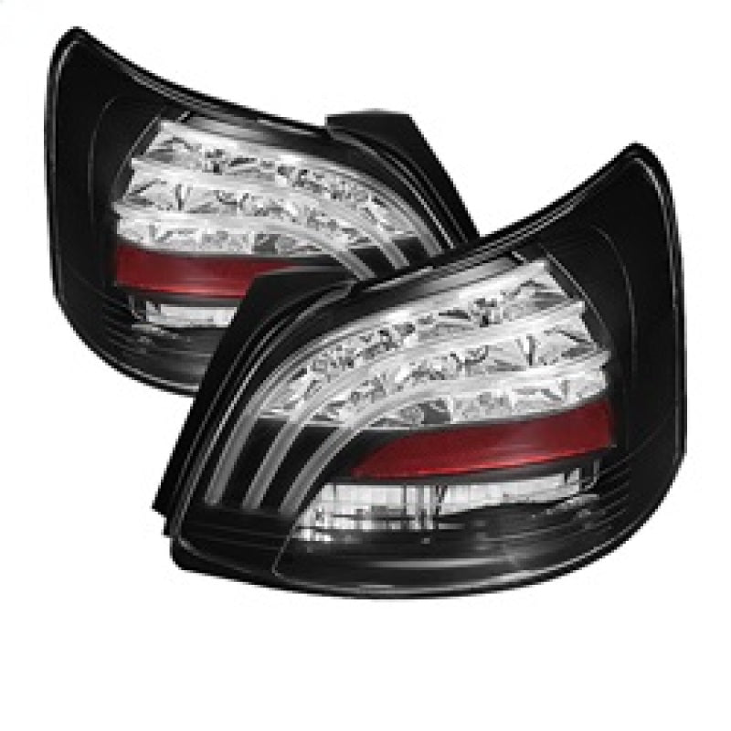 Spyder Toyota Yaris 07-09 4Dr LED Tail Lights Blk ALT-YD-TYA074D-LED-BK - Mammoth Racing -