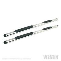 Westin Premier 4 Oval Nerf Step Bars 75 in - Stainless Steel - Mammoth Racing -