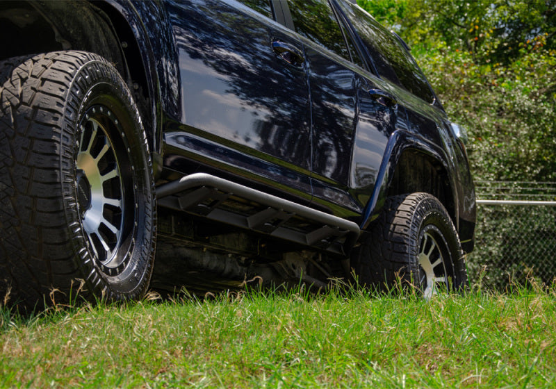 N-Fab Trail Slider Steps 19-20 Ford Ranger Crew Cab All Beds - SRW - Textured Black - Mammoth Racing -