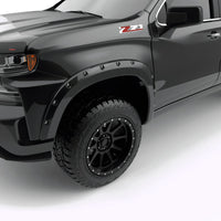 EGR 19-22 Chevrolet Silverado 1500 Traditional Bolt-On Look Fender Flares Black Set Of 4 - Mammoth Racing -