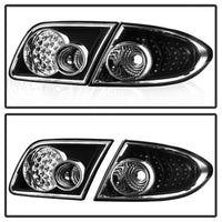 xTune Mazda 6 03-08 4/5DR (Not Fit Wagon) LED Tail Lights - Black (ALT-ON-M603-LED-BK) - Mammoth Racing -