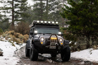 KC HiLiTES SlimLite 6in. LED Light 50w Spot Beam (Pair Pack System) - Black - Mammoth Racing -