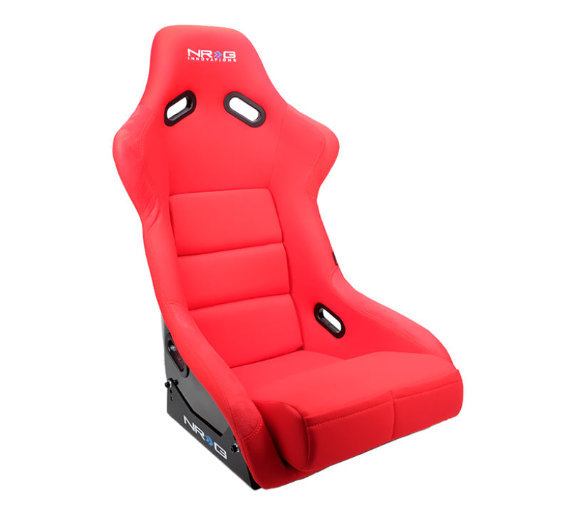 NRG FRP Bucket Seat (Red Cloth) - Large - My Store