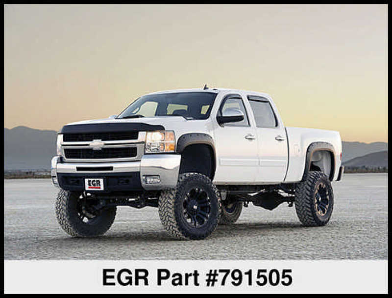 EGR 07-13 Chev Silverado 6-8ft Bed Bolt-On Look Fender Flares - Set - Matte - Mammoth Racing -