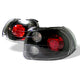 Spyder Honda Del Sol 93-97 Euro Style Tail Lights Black ALT-YD-HDS93-BK - Mammoth Racing -