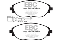 EBC 14-20 Audi S3 2.0 Turbo Yellowstuff Front Brake Pads - My Store