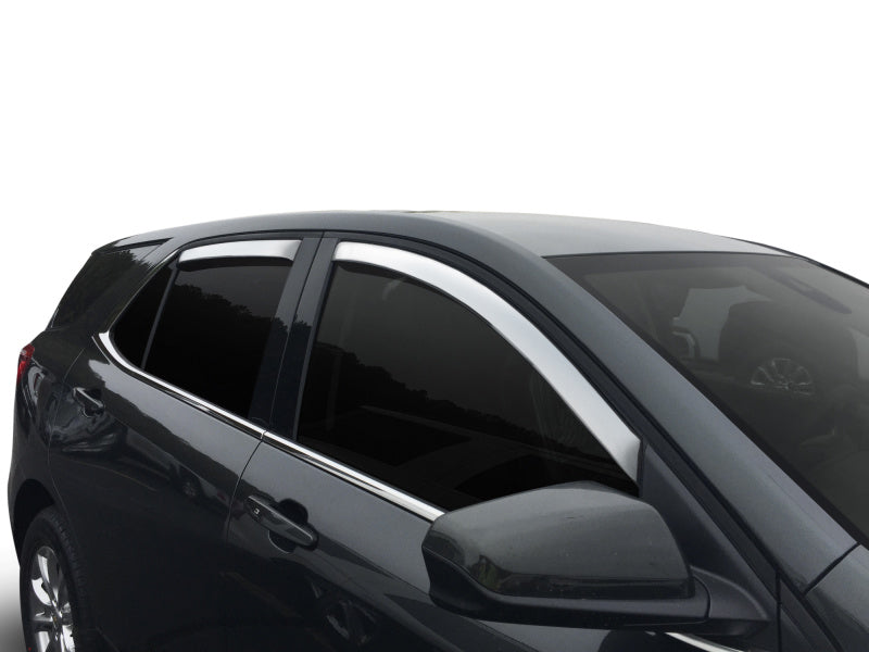 AVS 18-22 Chevrolet Equinox Ventvisor Window Deflectors 4pc - Chrome - Mammoth Racing -