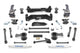Fabtech 06-09 Toyota FJ 4WD 6in Basic Sys w/Perf Shks - Mammoth Racing -