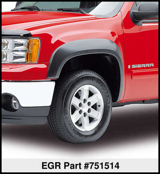 EGR 07-13 GMC Sierra LD 6-8ft Bed Rugged Look Fender Flares - Set (751514) - My Store