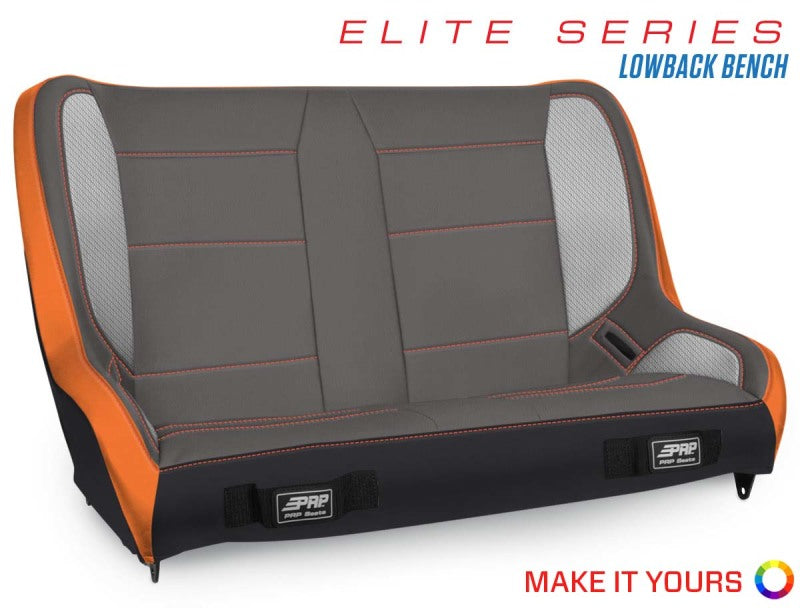 PRP Jeep CJ-7/Wrangler YJ Elite Series Suspension Bench Seat - Mammoth Racing -