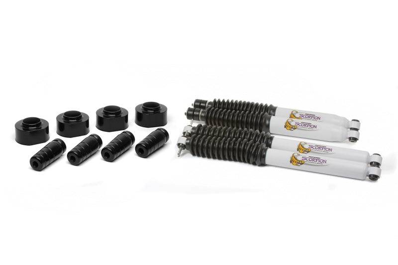 Daystar 1997-2006 Jeep Wrangler TJ 4WD- 1 3/4in Suspension Lift Kit & Scorpion Shocks - Mammoth Racing -