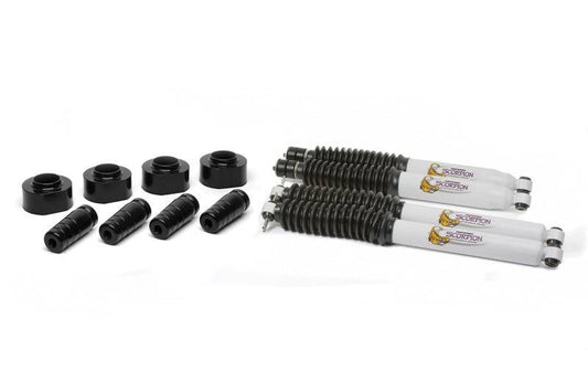 Daystar 1997-2006 Jeep Wrangler TJ 4WD- 1 3/4in Suspension Lift Kit & Scorpion Shocks - Mammoth Racing -