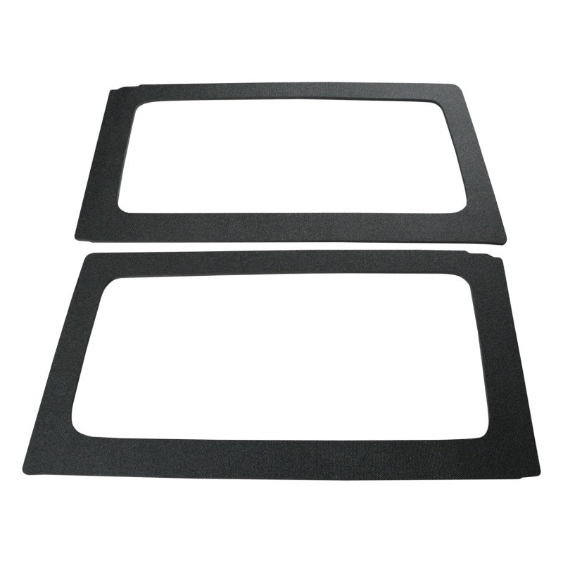DEI 11-18 Jeep Wrangler JK 2-Door Rear Side Window - Black - Mammoth Racing -
