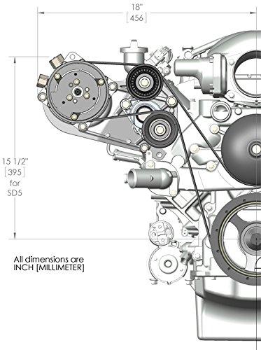 Holley 20-141 LS Accessory Drive Bracket Kit - Mammoth Racing -20-141