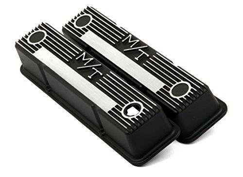 Holley 241-83 M/T Black Krinkle Valve Cover for SB Chevy - My Store