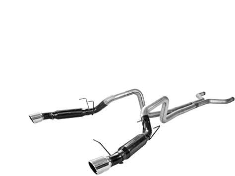 Flowmaster 817560 Outlaw 409s Stainless Steel Dual Rear Exit Cat-Back Exhaust System with Aggressive Sound