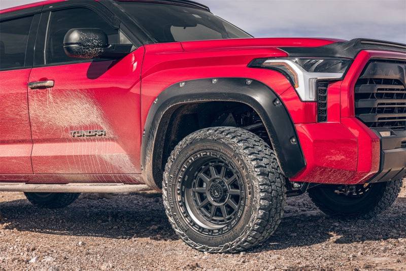 Bushwacker 22-23 Toyota Tundra Pocket Style Flares 4pc  - Black - Mammoth Racing -